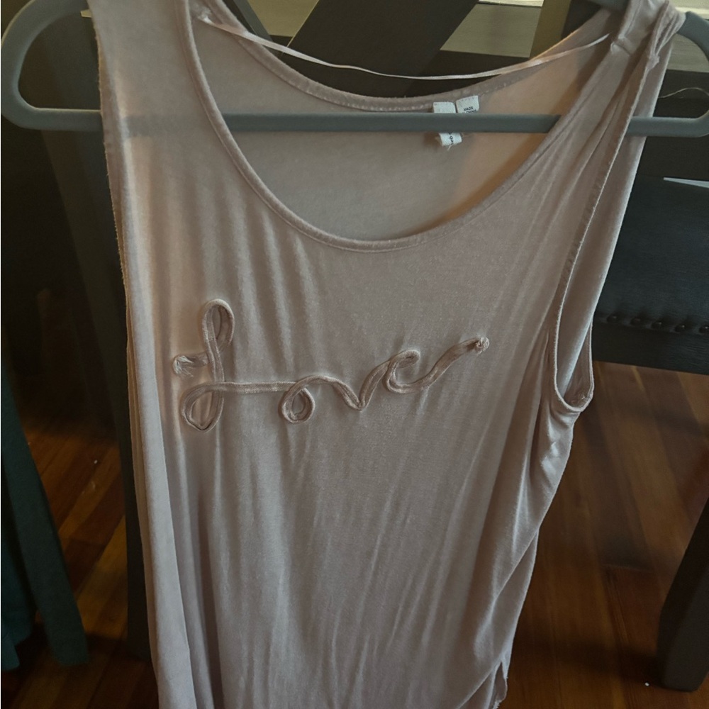 Cable & Gauge Pink Tank Top